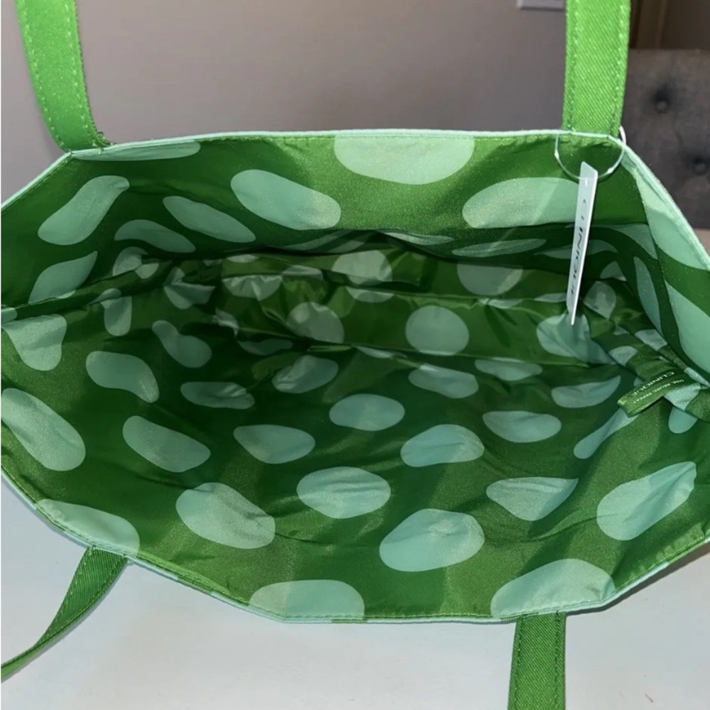 HOLIDAY PRICING! NWT Kate Spade x Clinique Polka Dot Tote - Picture 4 of 4